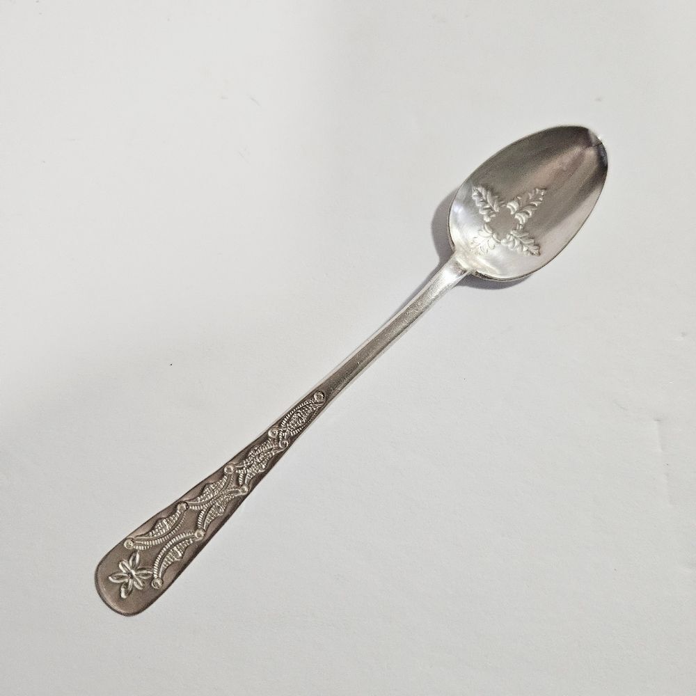 Vintage Sterling Silver Artesian Made Native American Crafted Decorative Spoon